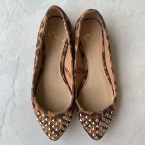 Leopard Print Flats